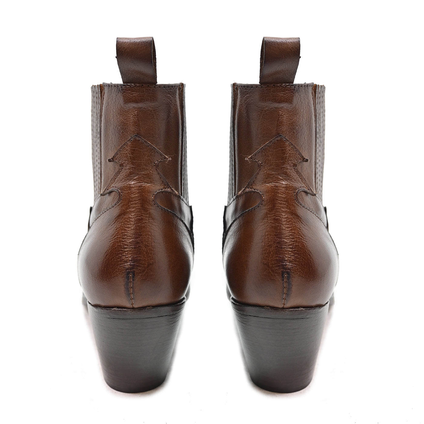 BLAIRE 02 - Texas-Stiefeletten aus Leder BRIAR
