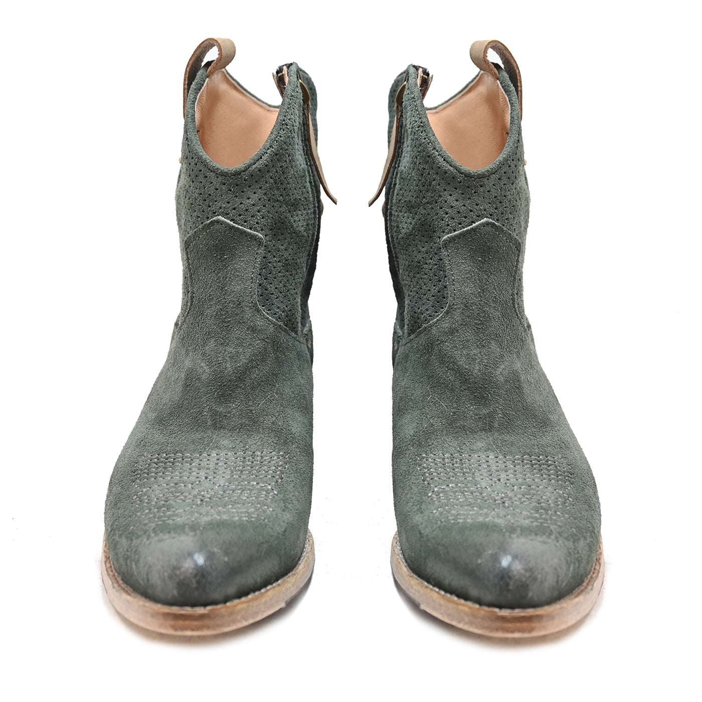 K2/25 - Texas Stiefeletten aus Wildleder AGAVE