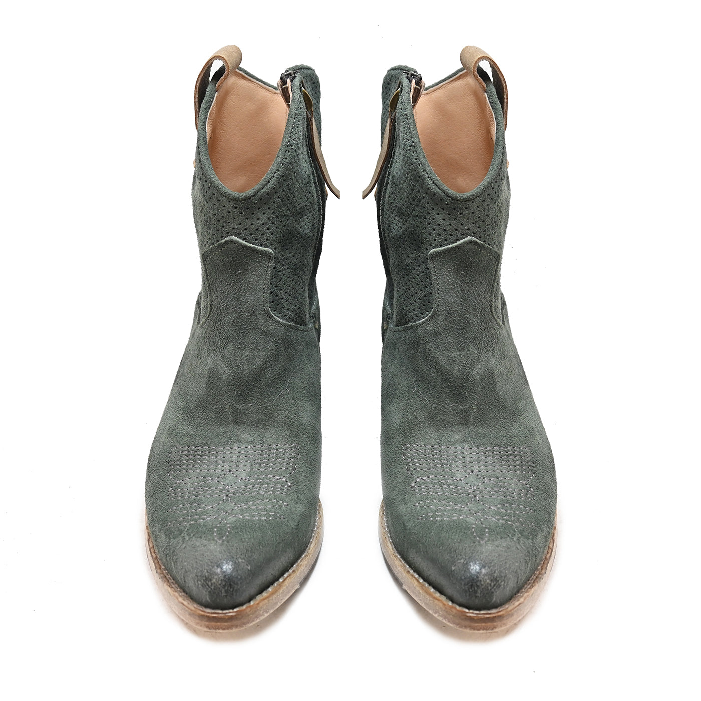 K2/25 - Texas Stiefeletten aus Wildleder AGAVE