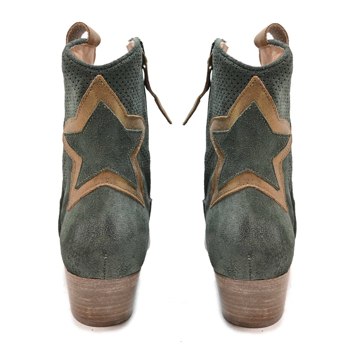 K2/25 - Texas Stiefeletten aus Wildleder AGAVE