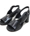 YUMA 03 - sandals leather BLACK
