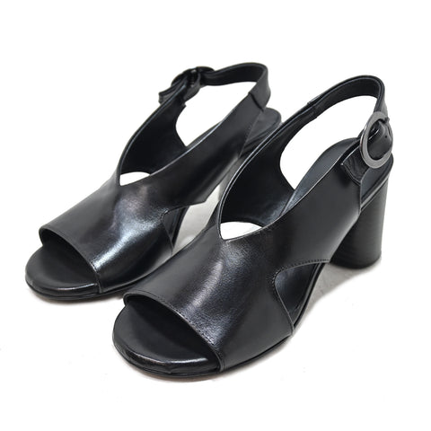 YUMA 03 - sandals leather BLACK