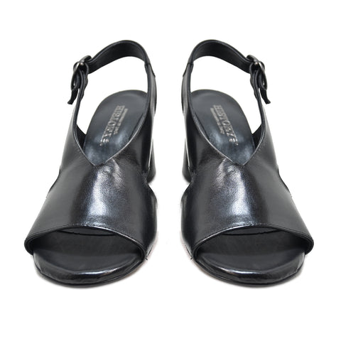 YUMA 03 - sandals leather BLACK