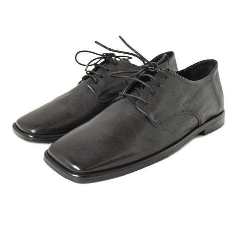 ISLA 04 - shoes leather BLACK