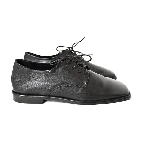 ISLA 04 - shoes leather BLACK