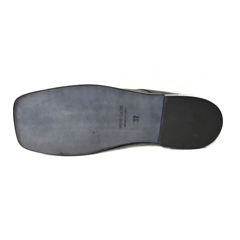 ISLA 04 - shoes leather BLACK