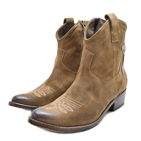 K2/25 - Texas ankle boots suede MUD