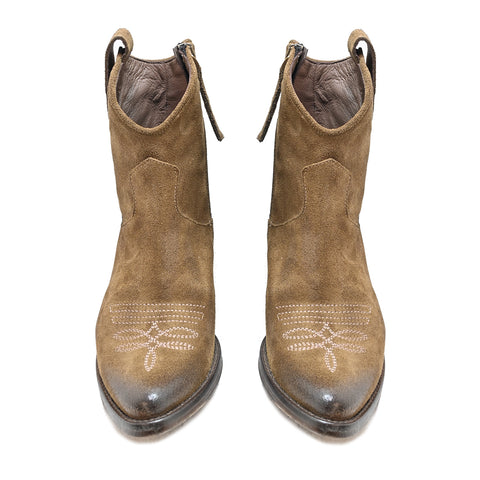 K2/25 - Texas ankle boots suede MUD
