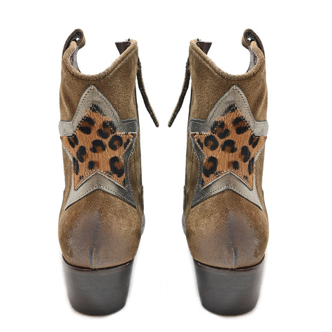 K2/25 - Texas ankle boots suede MUD