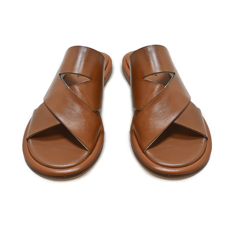 BONNIE 07 - sandals leather TAN