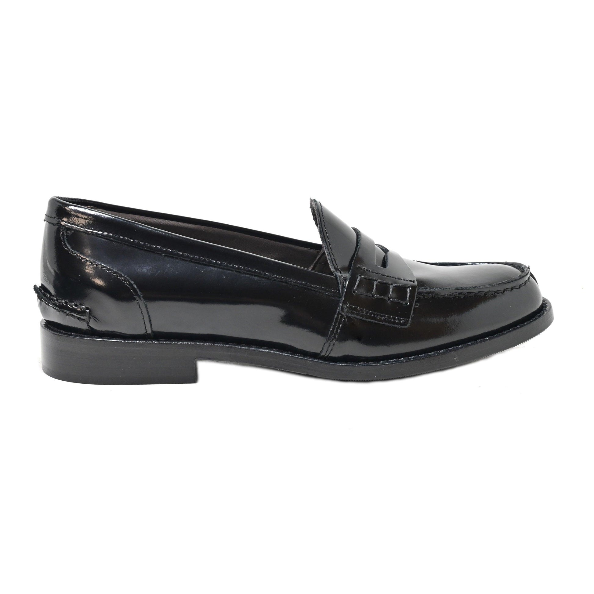 PRA 200 - British College Shoes LOW BRUSHED BLACK - History541