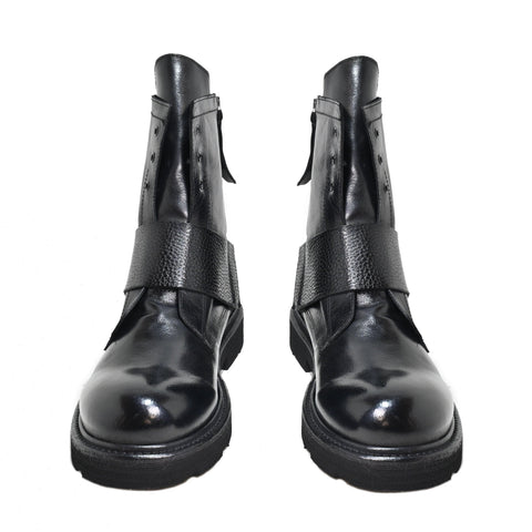 ALBA 33 - ankle boot leather BLACK - History541