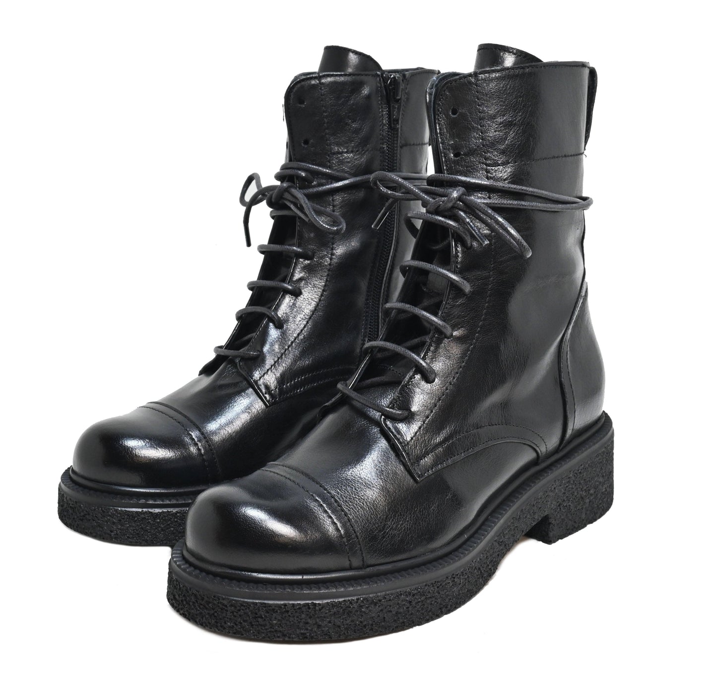 KIRA 14 - urban amphibian leather BLACK - History541