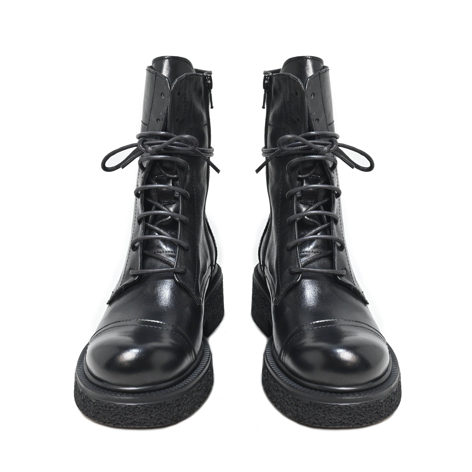 KIRA 14 - urban amphibian leather BLACK - History541