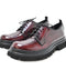 RHEA 11 - lace-up shoe brushed leather BORDEAUX - History541