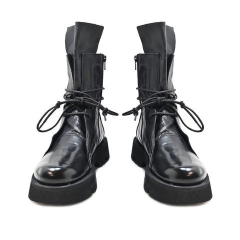 STELVIO 04 - Urban amphibian leather BLACK - History541