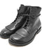 GISELLE 02 - stivaletto stringato pelle NERO