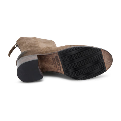 ESTER 01 - stivaletto camoscio EBANO