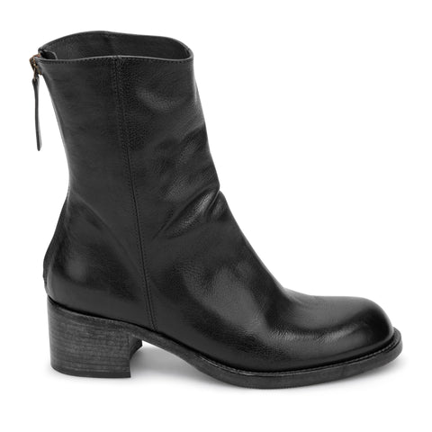 ESTER 01 - stivaletto pelle NERO
