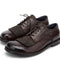 GISELLE 01 - scarpa stringata pelle FONDENTE