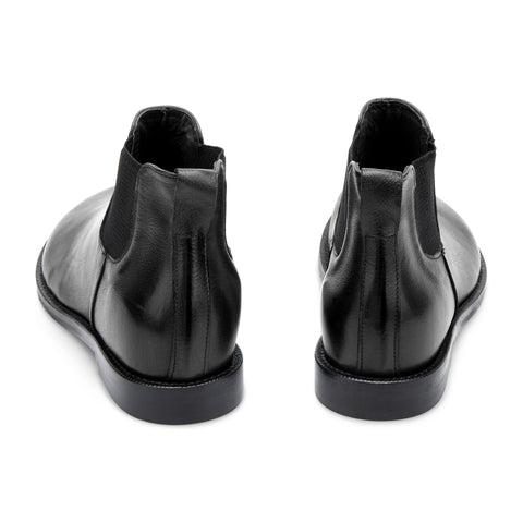 GISELLE 03 - stivaletto chelsea pelle NERO