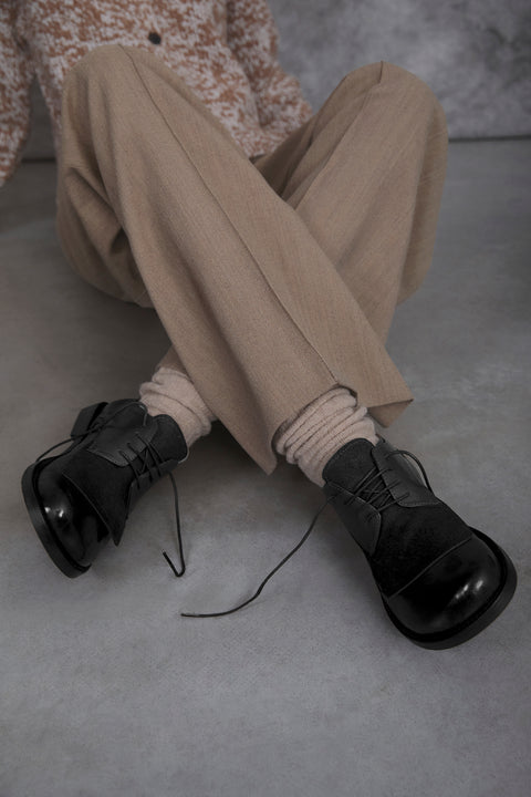 GISELLE 01 - shoes leather BLACK