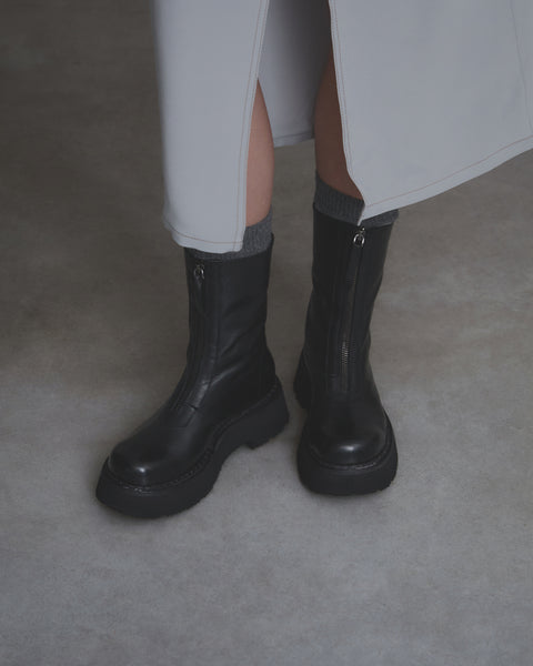 ASA 08 - stivaletto pelle NERO