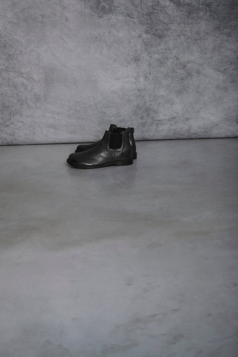 GISELLE 03 - stivaletto chelsea pelle NERO