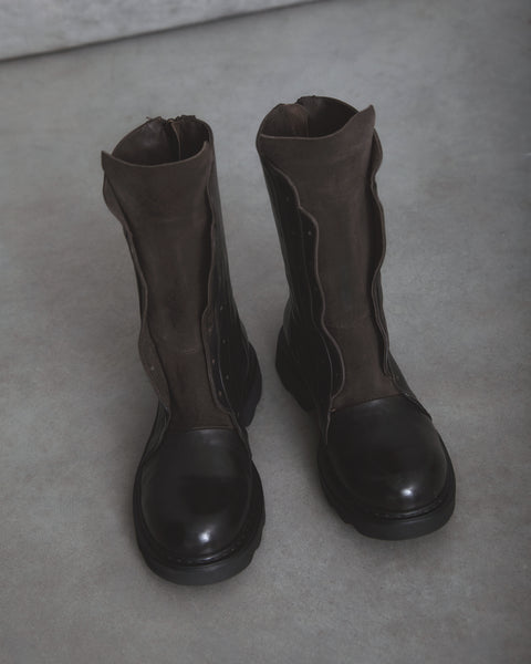 LIVIA 04 - ankle boots leather DARK BROWN