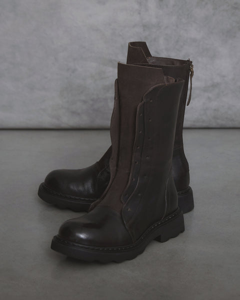 LIVIA 04 - ankle boots leather DARK BROWN