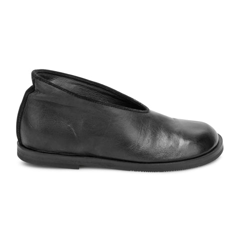 IOLE 17 - BLACK leather ankle boot