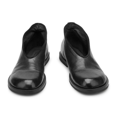 IOLE 17 - BLACK leather ankle boot