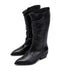 LILY 04 - stivale pelle NERO
