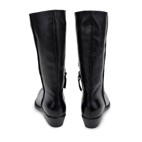 LILY 04 - stivale pelle NERO