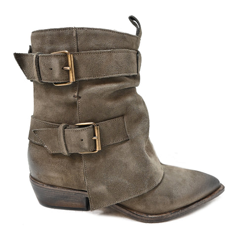 LILY 03 - EBONY suede ankle boots