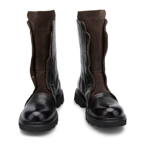 LIVIA 04 - ankle boots leather DARK BROWN