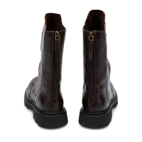 LIVIA 04 - anfibio pelle e cavallino FONDENTE