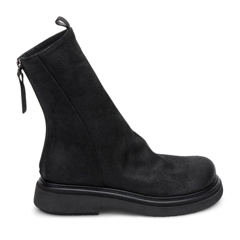 MIRTA 12 - stivaletto pelle NERO