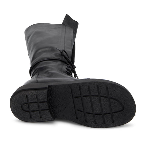 MIRTA 11 - stivale combat boot pelle NERO