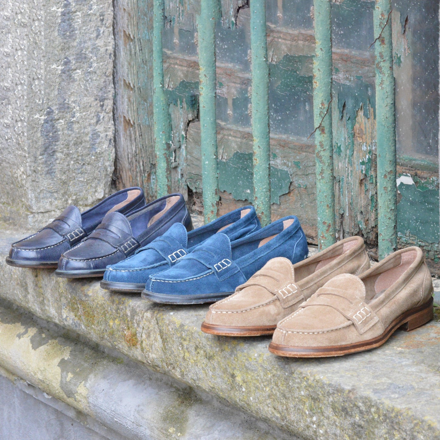 PRA 200 - Suede SHOES BLUEBERRY - History541