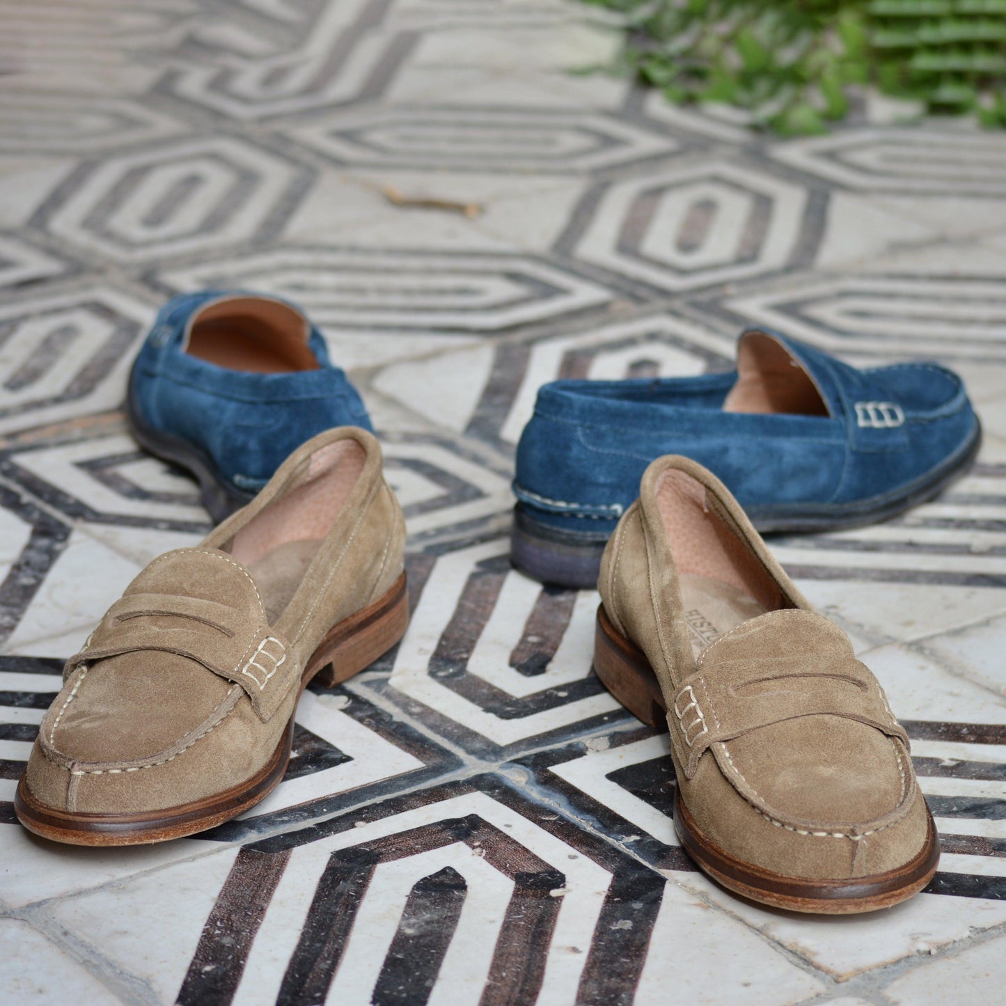 PRA 200 - Suede SHOES BLUEBERRY - History541