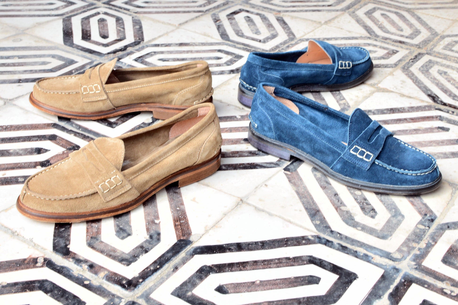 PRA 200 - Suede SHOES BLUEBERRY - History541