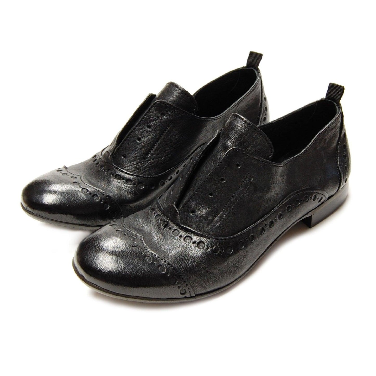 GIUSY 070 - Texas Leather SHOES BLACK - History541