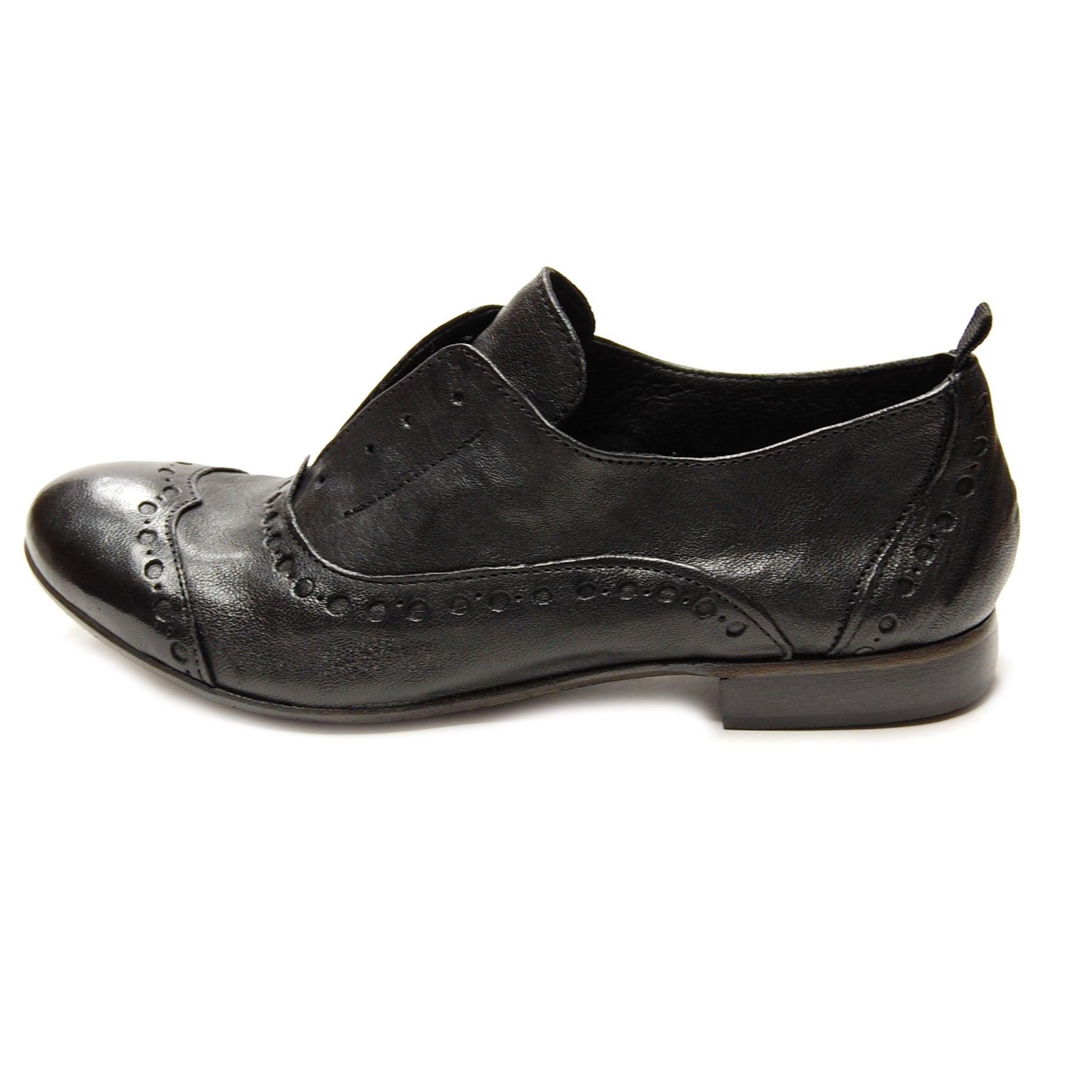 GIUSY 070 - Texas Leather SHOES BLACK - History541