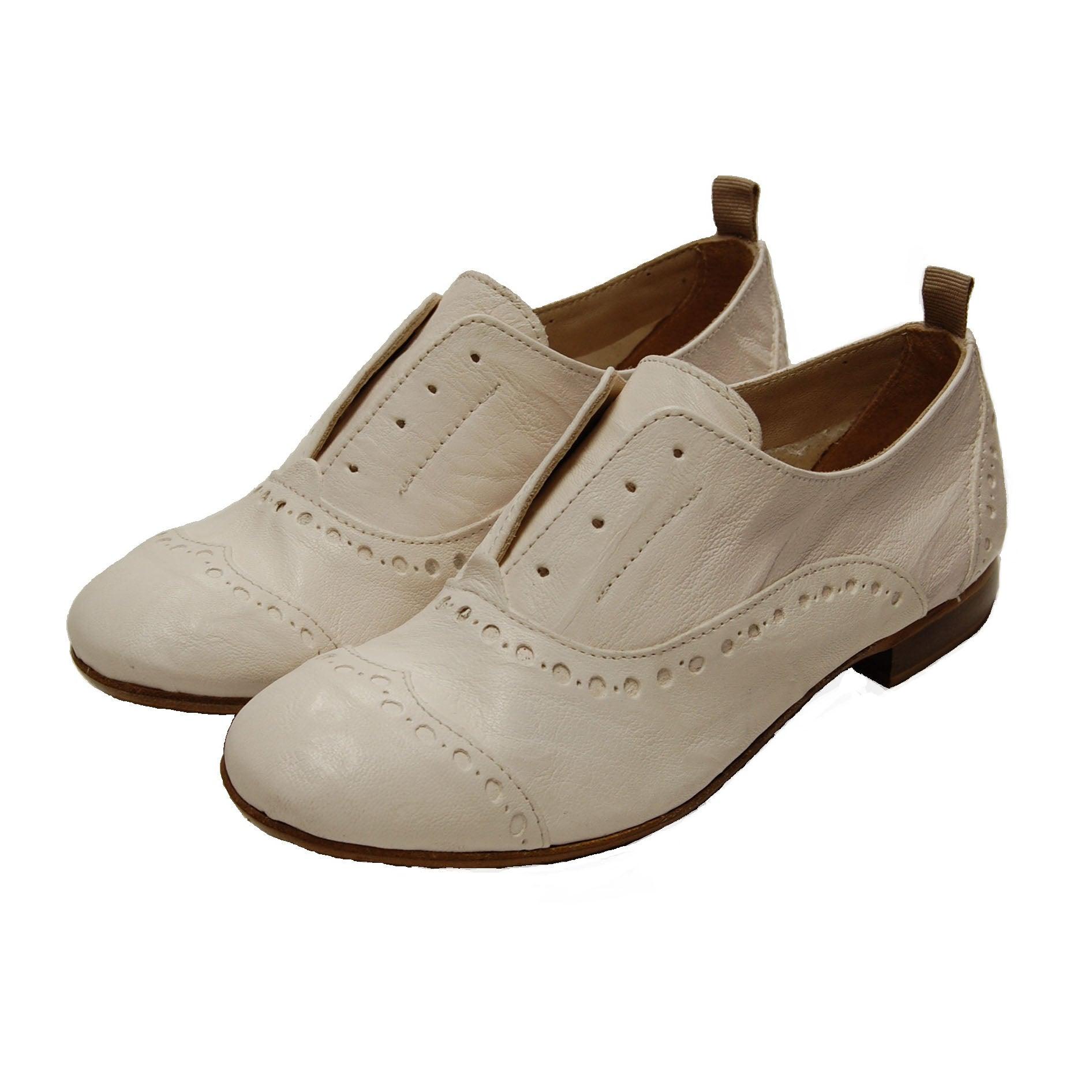 GIUSY 070 - Texas Leather SHOES OPTIC WHITE - History541