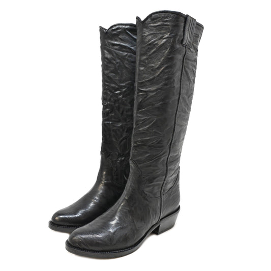 DOOR 02 - woman boots leather BLACK - History541
