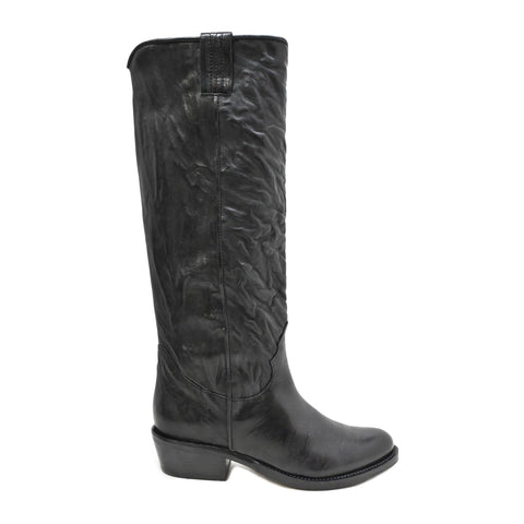 DOOR 02 - woman boots leather BLACK - History541