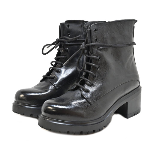 LINDA 01 - ankle boot leather BLACK - History541