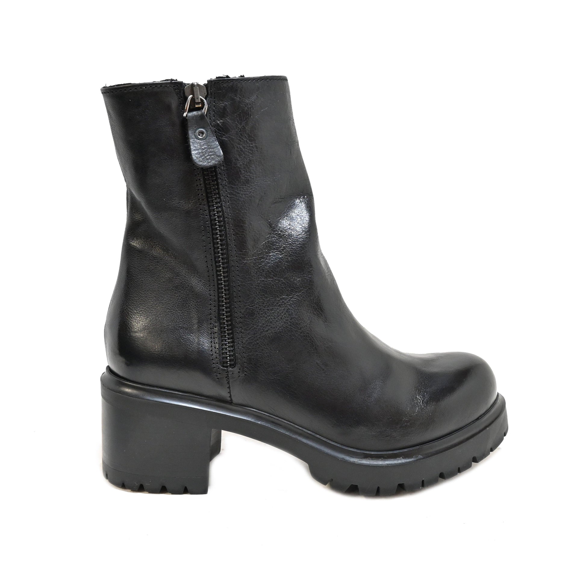 LINDA 04 - Ankle boot leather BLACK - History541