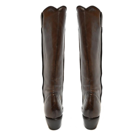 DOOR 02 - woman boots leather MOKA - History541